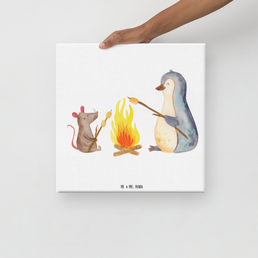Leinwand Bild Pinguin Lagerfeuer Leinwand, Bild, Kunstdruck, Wanddeko, Dekoration, Pinguin, Maus, Pinguine, Lagerfeuer, Leben, Arbeit, Job, Motivation, Büro, Büroalltag, Lebensspruch, Lebensmotivation, Neustart, Liebe, grillen, Feuer, Marshmallows