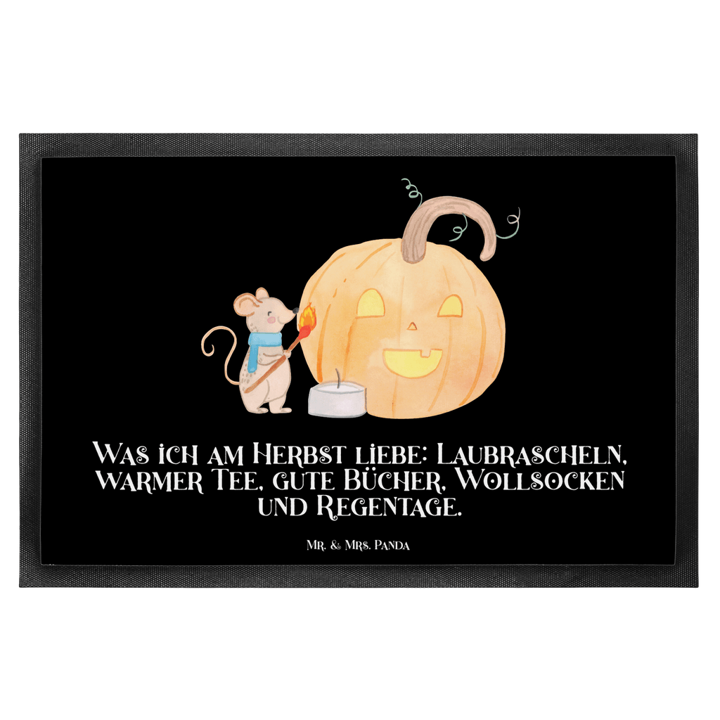 Fußmatte Kürbis Maus Türvorleger, Schmutzmatte, Fußabtreter, Matte, Schmutzfänger, Fußabstreifer, Schmutzfangmatte, Türmatte, Motivfußmatte, Haustürmatte, Vorleger, Halloween, Deko, Martinssingen, Dekoration, Geschenke, Schenken, Halloween Deko, Trick or Treat, Süßes sonst gibt's saures, Maus, Kürbis, Kerzen