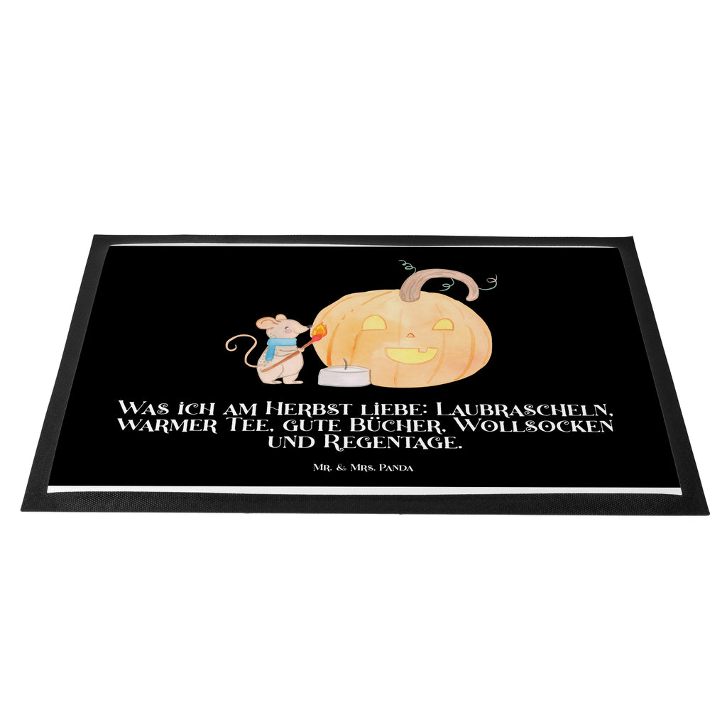 Fußmatte Kürbis Maus Türvorleger, Schmutzmatte, Fußabtreter, Matte, Schmutzfänger, Fußabstreifer, Schmutzfangmatte, Türmatte, Motivfußmatte, Haustürmatte, Vorleger, Halloween, Deko, Martinssingen, Dekoration, Geschenke, Schenken, Halloween Deko, Trick or Treat, Süßes sonst gibt's saures, Maus, Kürbis, Kerzen