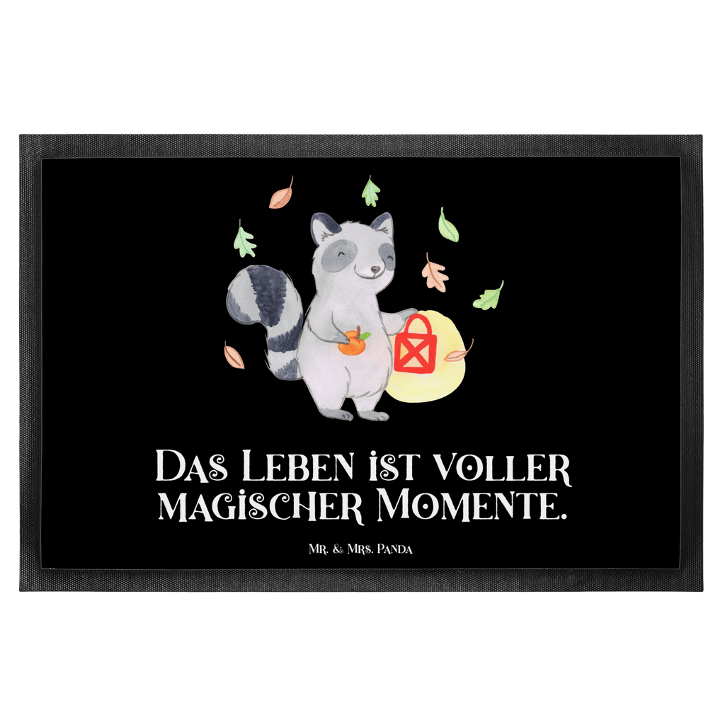 Fußmatte Waschbär Laterne Halloween, Halloween Deko, Trick or Treat, Süßes sonst gibt's saures, Waschbär, Laterne, Herbst Türvorleger, Schmutzmatte, Fußabtreter, Matte, Schmutzfänger, Fußabstreifer, Schmutzfangmatte, Türmatte, Motivfußmatte,  Haustürmatte, Vorleger  Halloween, Deko, Martinssingen, Dekoration, Geschenke, Schenken