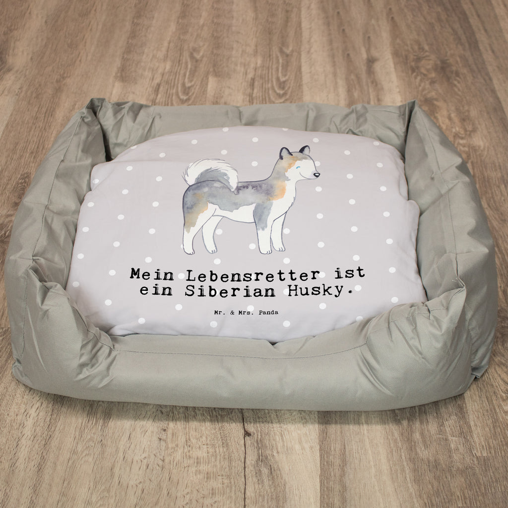Hundebett Siberian Husky Lebensretter Hundebett, Hundeliege, Liegeplatz, Hund, Hundekörbchen, Körbchen, Tierbett, Hundebett Luxus, Hundekissen, Hundesofa, Hundeschlafplatz, Hundebettchen, Hundemöbel, Hundedecke, Hunderasse, Rassehund, Hundebesitzer, Geschenk, Tierfreund, Schenken, Welpe, Siberian Husky