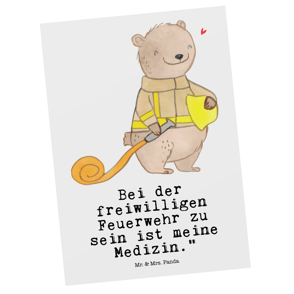 Postkarte Bär Freiwillige Feuerwehr Medizin Geschenkkarte, Grußkarte, Karte, Einladung, Ansichtskarte, Geburtstagskarte, Einladungskarte, Dankeskarte, Geschenk, Sport, Sportart, Hobby, Schenken, Danke, Dankeschön, Auszeichnung, Gewinn, Sportler, Freiwillige Feuerwehr, Feuerwehrfest, Jugendfeuerwehr