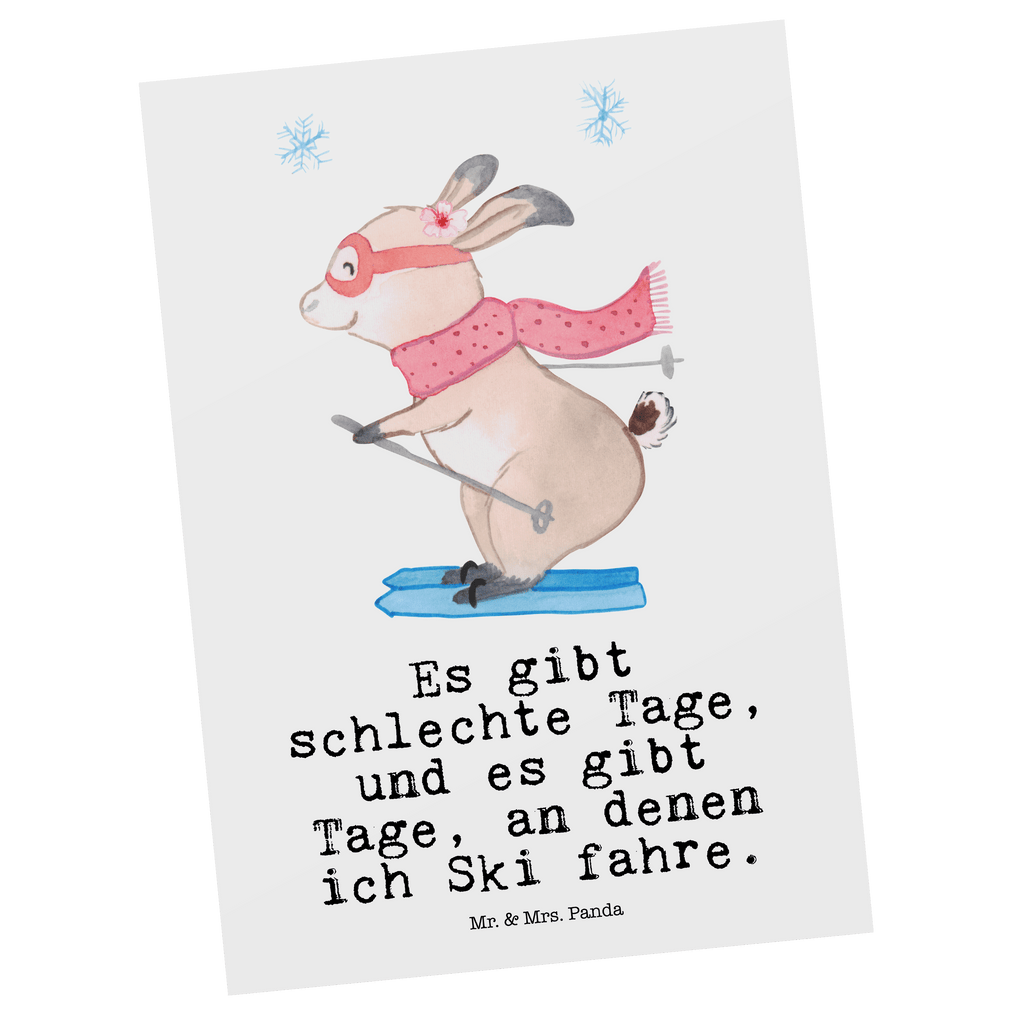 Postkarte Bär Skifahren Tage Geschenkkarte, Grußkarte, Karte, Einladung, Ansichtskarte, Geburtstagskarte, Einladungskarte, Dankeskarte, Geschenk, Sport, Sportart, Hobby, Schenken, Danke, Dankeschön, Auszeichnung, Gewinn, Sportler, Ski fahren, Skifahren, Skisport, Skiwettbewerb, Skirennen