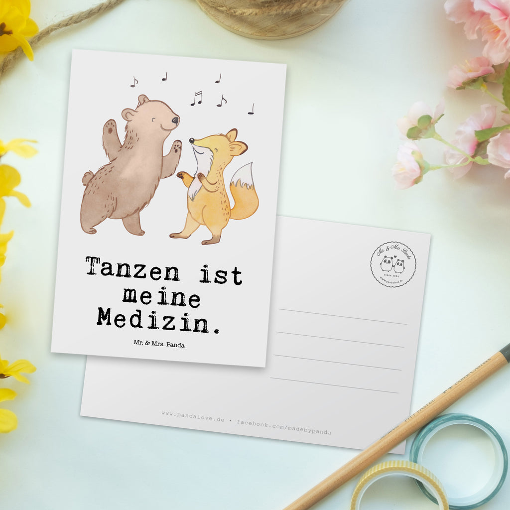 Postkarte Hase Tanzen Medizin Geschenkkarte, Grußkarte, Karte, Einladung, Ansichtskarte, Geburtstagskarte, Einladungskarte, Dankeskarte, Geschenk, Sport, Sportart, Hobby, Schenken, Danke, Dankeschön, Auszeichnung, Gewinn, Sportler, Tanzen, tanzen gehen, Tanzschule, Tanzkurs