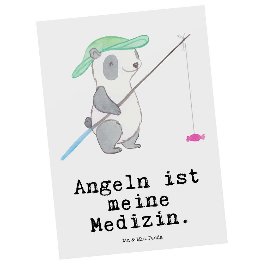 Postkarte Panda Angeln Medizin Geschenkkarte, Grußkarte, Karte, Einladung, Ansichtskarte, Geburtstagskarte, Einladungskarte, Dankeskarte, Geschenk, Sport, Sportart, Hobby, Schenken, Danke, Dankeschön, Auszeichnung, Gewinn, Sportler, angeln, Angelsport, Angelverein, Angler, angeln gehen, Hobbyangler