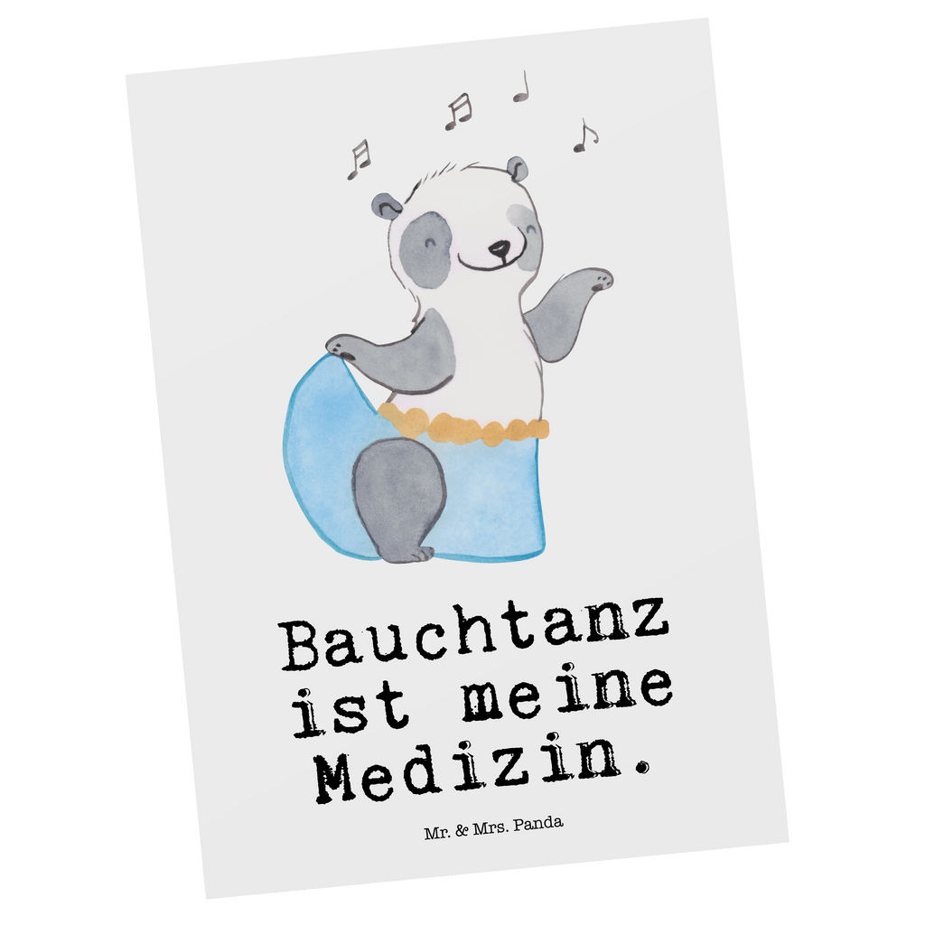 Postkarte Panda Bauchtanz Medizin Geschenkkarte, Grußkarte, Karte, Einladung, Ansichtskarte, Geburtstagskarte, Einladungskarte, Dankeskarte, Geschenk, Sport, Sportart, Hobby, Schenken, Danke, Dankeschön, Auszeichnung, Gewinn, Sportler, Bauchtanz, orientalischer Tanz, Tanzen