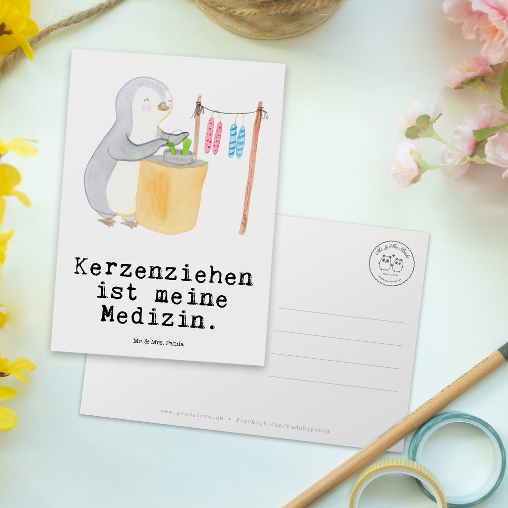 Postkarte Pinguin Kerzenziehen Medizin Geschenkkarte, Grußkarte, Karte, Einladung, Ansichtskarte, Geburtstagskarte, Einladungskarte, Dankeskarte, Geschenk, Sport, Sportart, Hobby, Schenken, Danke, Dankeschön, Auszeichnung, Gewinn, Sportler, Kerzenziehen, Kerzen ziehen. DIY, Deko basteln