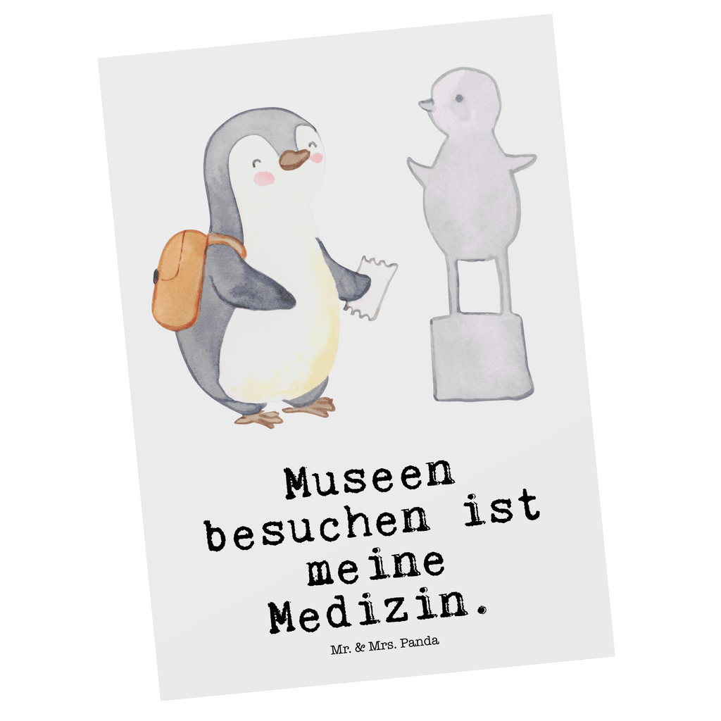 Postkarte Pinguin Museum besuchen Medizin Geschenkkarte, Grußkarte, Karte, Einladung, Ansichtskarte, Geburtstagskarte, Einladungskarte, Dankeskarte, Geschenk, Sport, Sportart, Hobby, Schenken, Danke, Dankeschön, Auszeichnung, Gewinn, Sportler, Museum besuchen, Museen