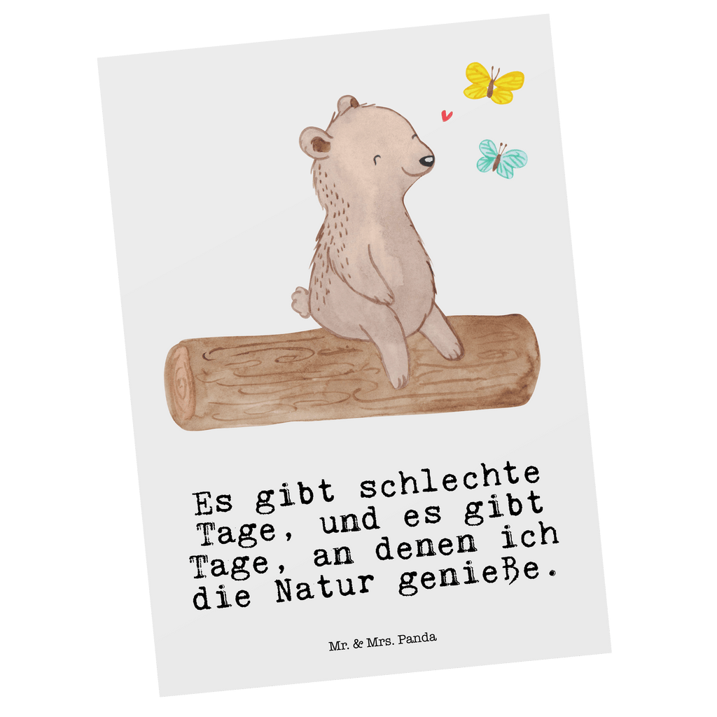 Postkarte Bär Naturliebhaber Tage Geschenkkarte, Grußkarte, Karte, Einladung, Ansichtskarte, Geburtstagskarte, Einladungskarte, Dankeskarte, Geschenk, Sport, Sportart, Hobby, Schenken, Danke, Dankeschön, Auszeichnung, Gewinn, Sportler, Naturliebhaber, Outdoor, Wandern, Nature Lover
