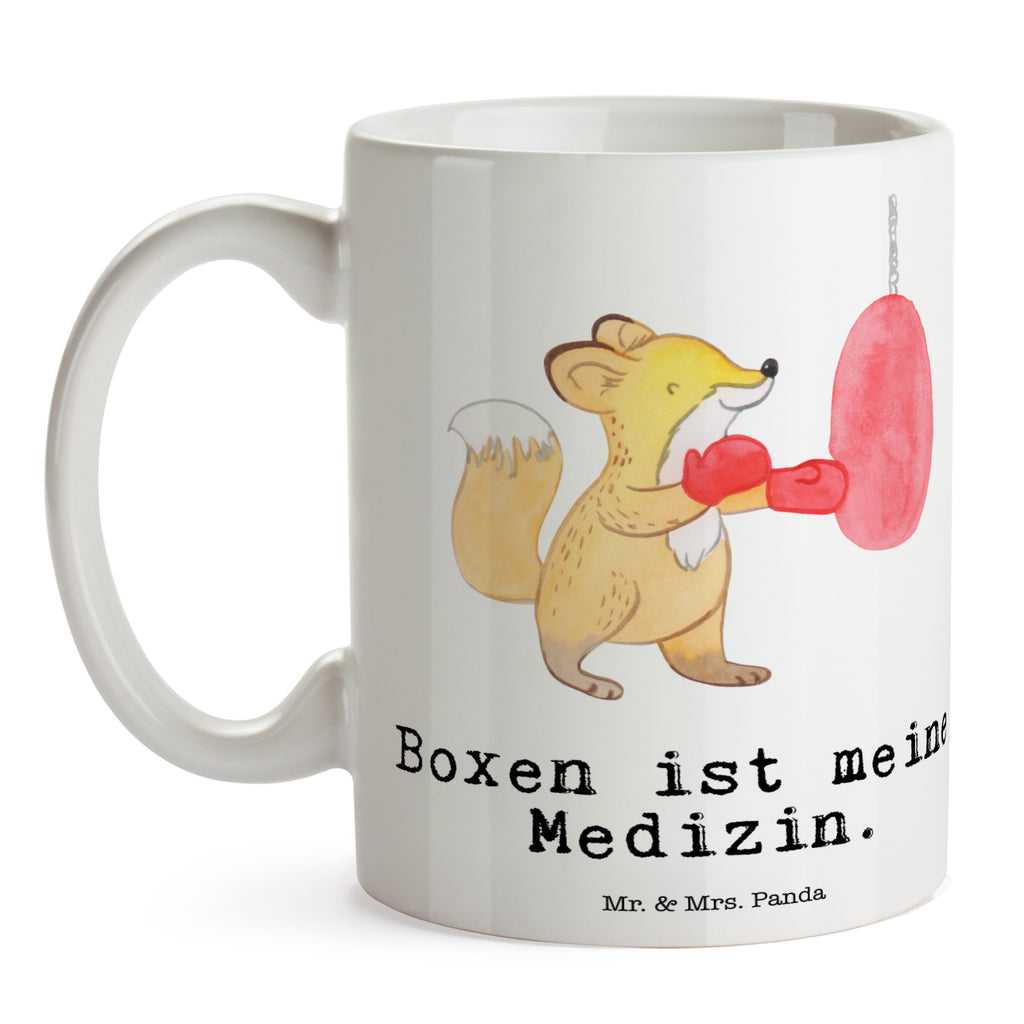 Tasse Fuchs Boxen Medizin Boxen, Boxkampf, Boxtraining, Becher, Kaffeetasse, Kaffeebecher, Tee, Frühstück, Büro  Geschenk, Sport, Sportart, Hobby, Schenken, Danke, Dankeschön, Auszeichnung, Gewinn, Sportler