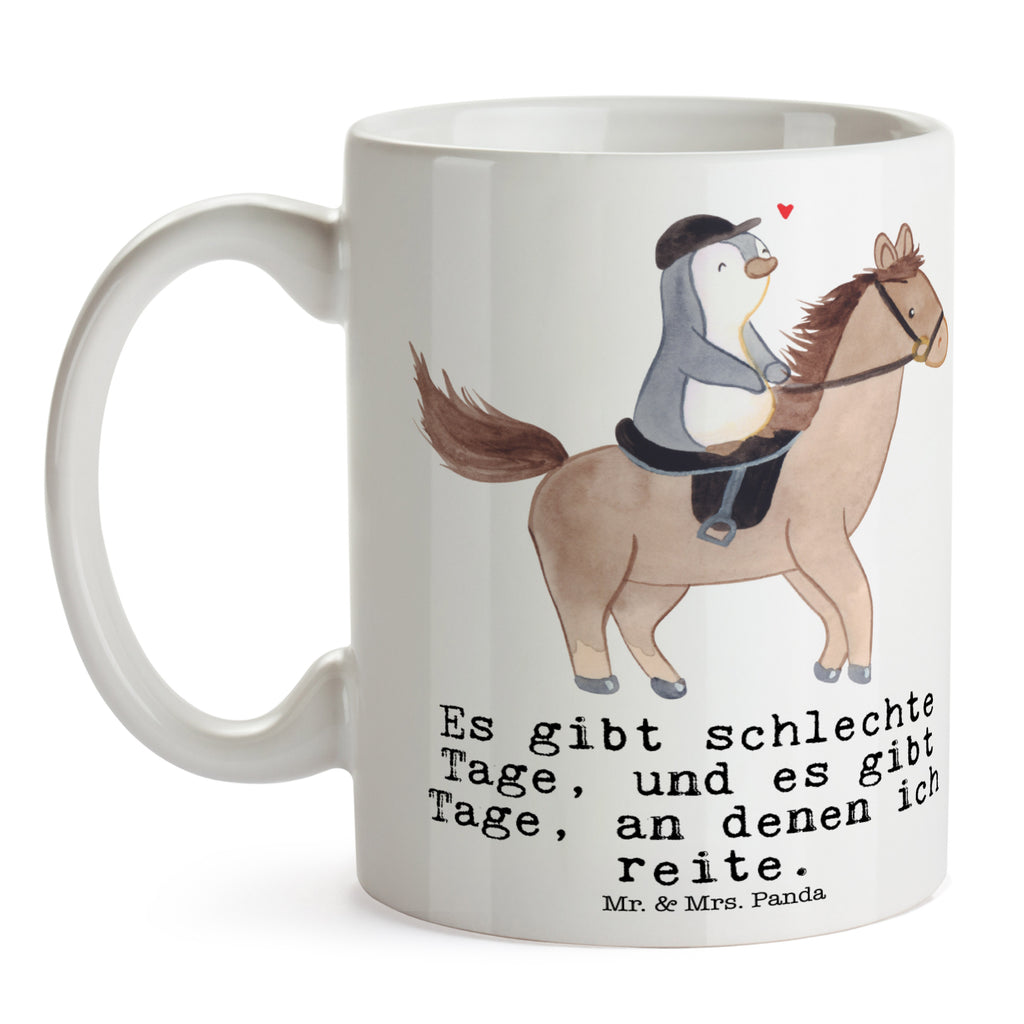 Tasse Pferd Reiten Tage Reiten, Reitsport, Reitverein, Reitstall, Pferde Becher, Kaffeetasse, Kaffeebecher, Tee, Frühstück, Büro  Geschenk, Sport, Sportart, Hobby, Schenken, Danke, Dankeschön, Auszeichnung, Gewinn, Sportler