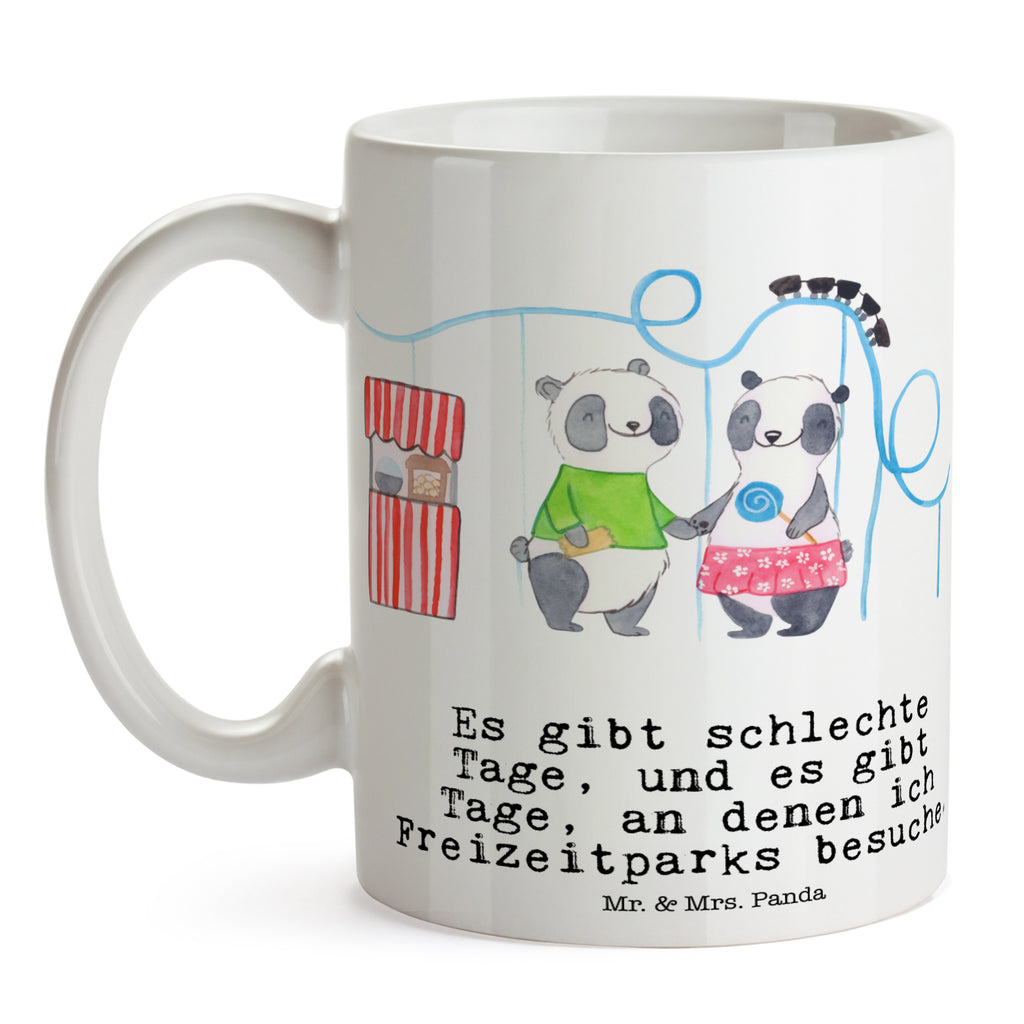 Tasse Pandas Freizeitpark besuchen Tage Freizeitpark besuchen, Achterbahn fahren Becher, Kaffeetasse, Kaffeebecher, Tee, Frühstück, Büro  Geschenk, Sport, Sportart, Hobby, Schenken, Danke, Dankeschön, Auszeichnung, Gewinn, Sportler