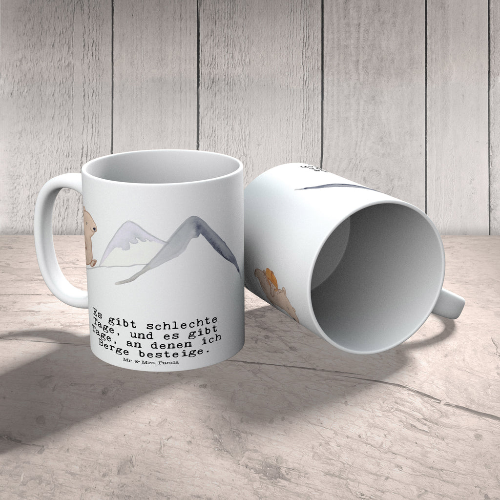 Tasse Bär Bergsteigen Tage Bergsteigen, wandern, Bergsport, Trekking, Alpinismus, Alpinwandern Becher, Kaffeetasse, Kaffeebecher, Tee, Frühstück, Büro  Geschenk, Sport, Sportart, Hobby, Schenken, Danke, Dankeschön, Auszeichnung, Gewinn, Sportler