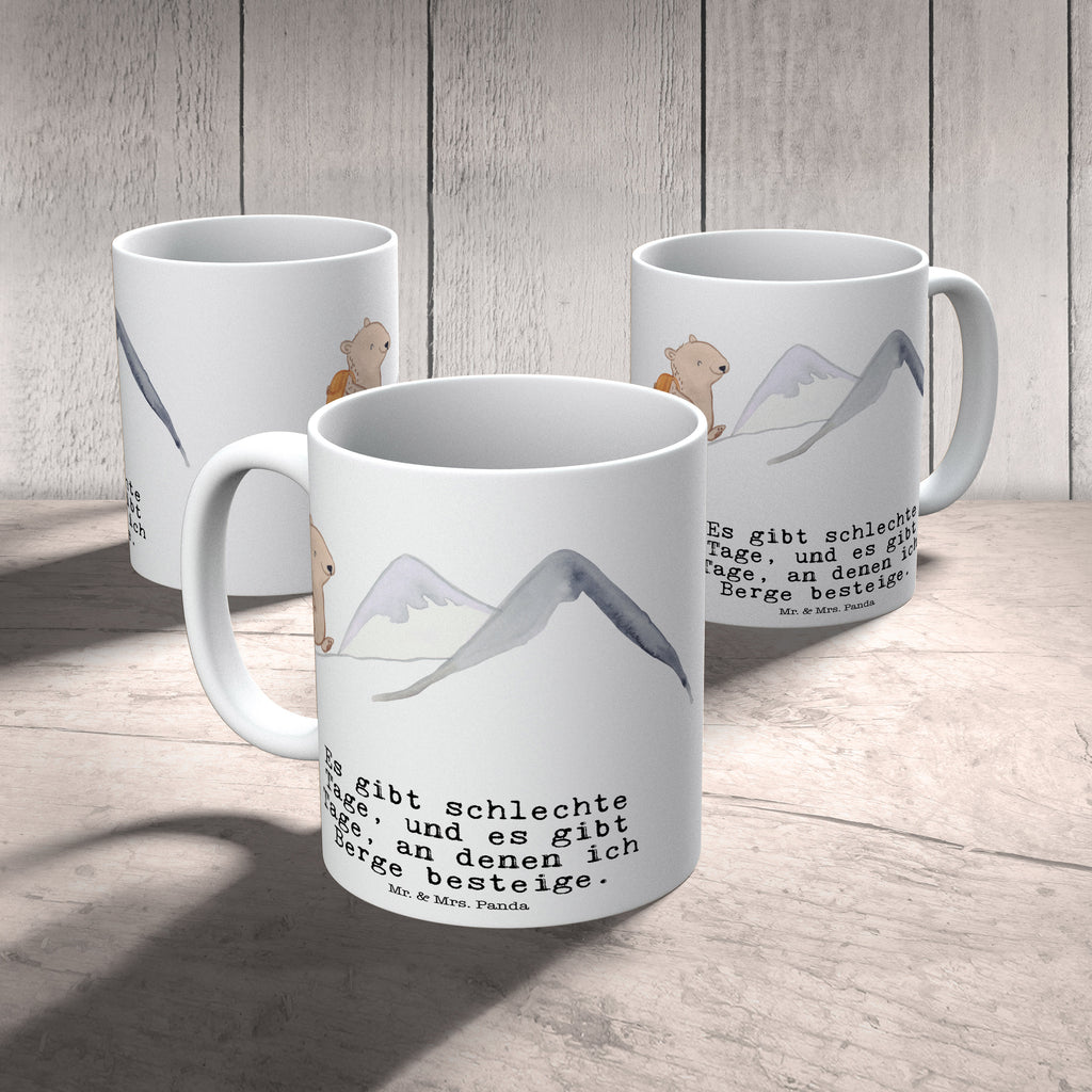Tasse Bär Bergsteigen Tage Bergsteigen, wandern, Bergsport, Trekking, Alpinismus, Alpinwandern Becher, Kaffeetasse, Kaffeebecher, Tee, Frühstück, Büro  Geschenk, Sport, Sportart, Hobby, Schenken, Danke, Dankeschön, Auszeichnung, Gewinn, Sportler