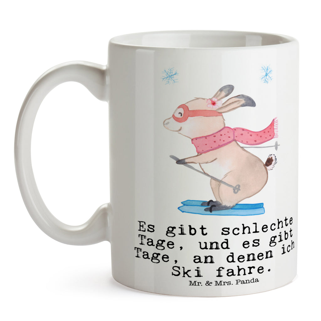 Tasse Bär Skifahren Tage Ski fahren, Skifahren, Skisport, Skiwettbewerb, Skirennen Becher, Kaffeetasse, Kaffeebecher, Tee, Frühstück, Büro  Geschenk, Sport, Sportart, Hobby, Schenken, Danke, Dankeschön, Auszeichnung, Gewinn, Sportler