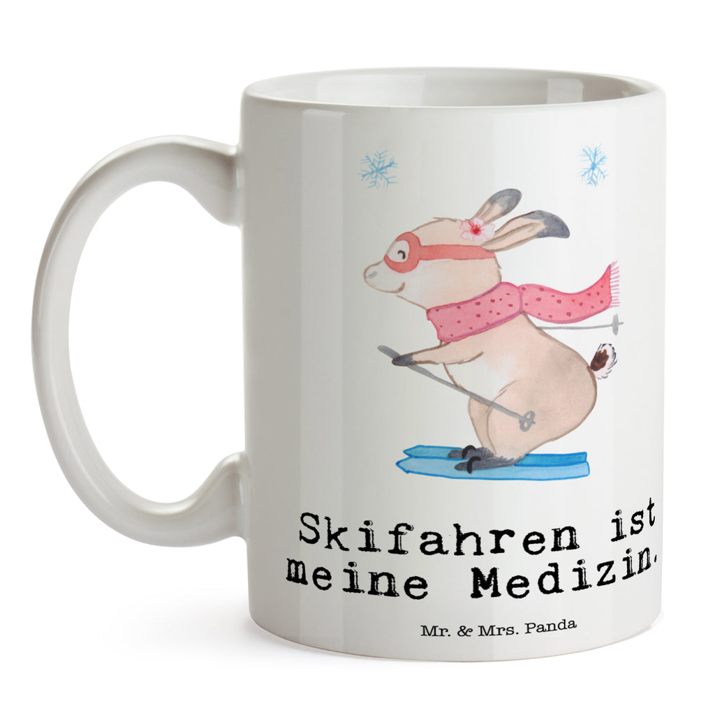 Tasse Bär Skifahren Medizin Ski fahren, Skifahren, Skisport, Skiwettbewerb, Skirennen Becher, Kaffeetasse, Kaffeebecher, Tee, Frühstück, Büro  Geschenk, Sport, Sportart, Hobby, Schenken, Danke, Dankeschön, Auszeichnung, Gewinn, Sportler