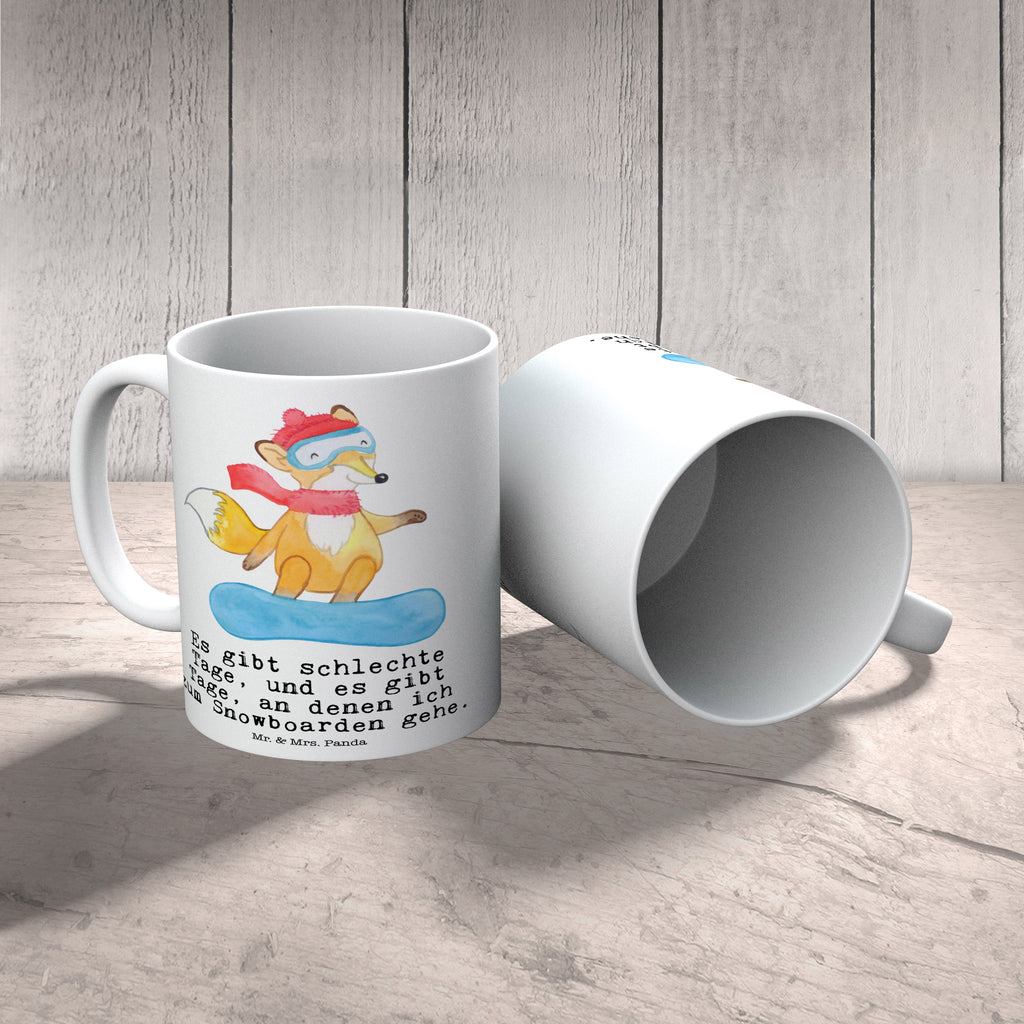Tasse Fuchs Snowboarden Tage Snowboard, snowboarden, Wintersport, Snowboardschule, Winterurlaub Becher, Kaffeetasse, Kaffeebecher, Tee, Frühstück, Büro  Geschenk, Sport, Sportart, Hobby, Schenken, Danke, Dankeschön, Auszeichnung, Gewinn, Sportler
