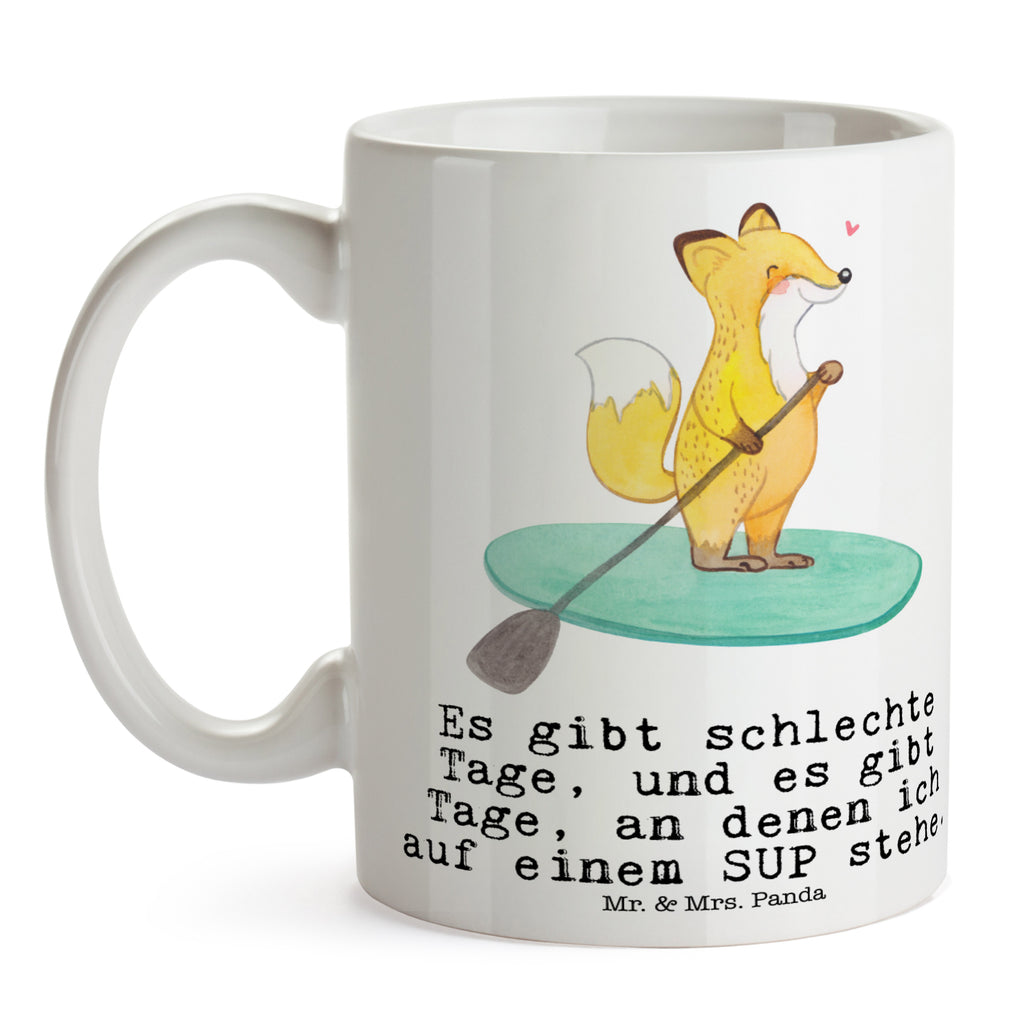 Tasse Fuchs Stand Up Paddling Tage Stand Up Paddling, Paddle Boarding, SUB, subben, Stand up paddle Becher, Kaffeetasse, Kaffeebecher, Tee, Frühstück, Büro  Geschenk, Sport, Sportart, Hobby, Schenken, Danke, Dankeschön, Auszeichnung, Gewinn, Sportler