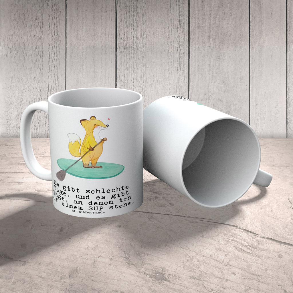 Tasse Fuchs Stand Up Paddling Tage Stand Up Paddling, Paddle Boarding, SUB, subben, Stand up paddle Becher, Kaffeetasse, Kaffeebecher, Tee, Frühstück, Büro  Geschenk, Sport, Sportart, Hobby, Schenken, Danke, Dankeschön, Auszeichnung, Gewinn, Sportler