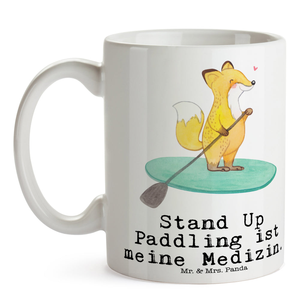 Tasse Fuchs Stand Up Paddling Medizin Stand Up Paddling, Paddle Boarding, SUB, subben, Stand up paddle Becher, Kaffeetasse, Kaffeebecher, Tee, Frühstück, Büro  Geschenk, Sport, Sportart, Hobby, Schenken, Danke, Dankeschön, Auszeichnung, Gewinn, Sportler