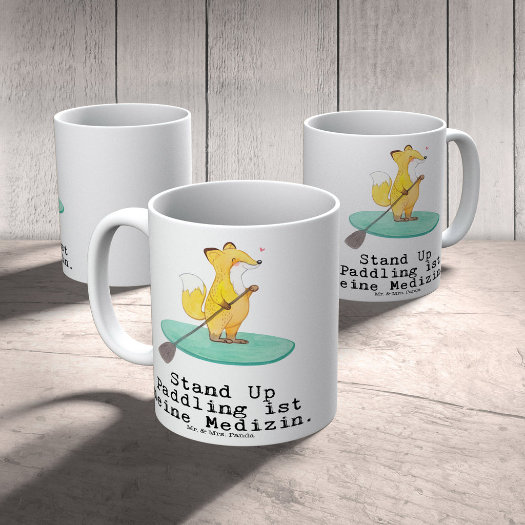 Tasse Fuchs Stand Up Paddling Medizin Stand Up Paddling, Paddle Boarding, SUB, subben, Stand up paddle Becher, Kaffeetasse, Kaffeebecher, Tee, Frühstück, Büro  Geschenk, Sport, Sportart, Hobby, Schenken, Danke, Dankeschön, Auszeichnung, Gewinn, Sportler