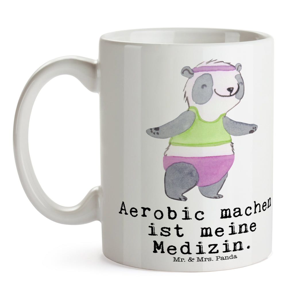 Tasse Panda Aerobic Medizin Aerobic, Aerobic Fitness, Fitnessstudio Becher, Kaffeetasse, Kaffeebecher, Tee, Frühstück, Büro  Geschenk, Sport, Sportart, Hobby, Schenken, Danke, Dankeschön, Auszeichnung, Gewinn, Sportler