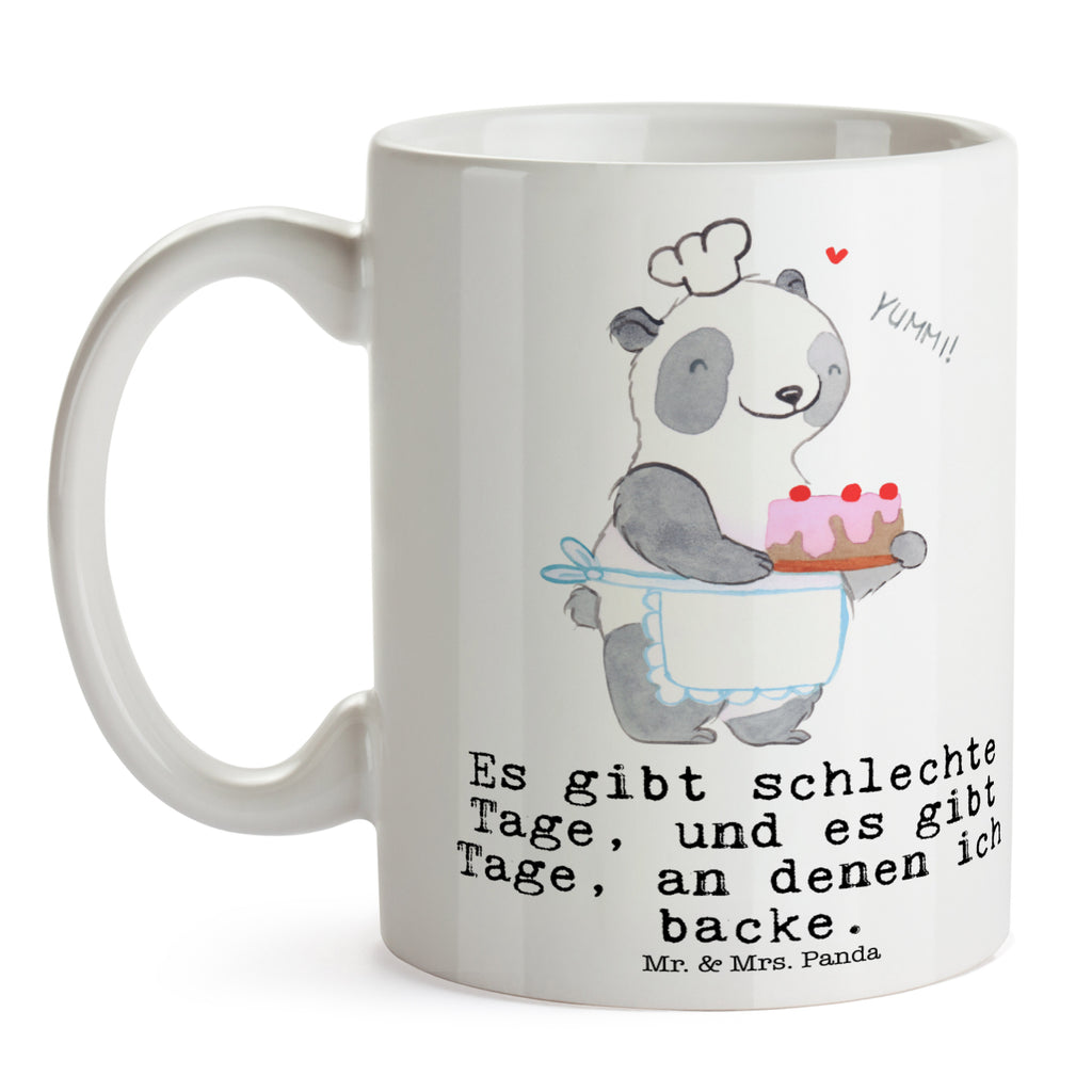 Tasse Panda Backen Tage backen, Hobbybäcker, Kuchen backen Becher, Kaffeetasse, Kaffeebecher, Tee, Frühstück, Büro  Geschenk, Sport, Sportart, Hobby, Schenken, Danke, Dankeschön, Auszeichnung, Gewinn, Sportler