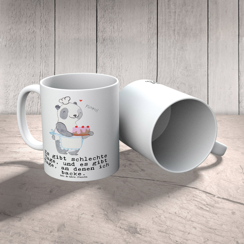 Tasse Panda Backen Tage backen, Hobbybäcker, Kuchen backen Becher, Kaffeetasse, Kaffeebecher, Tee, Frühstück, Büro  Geschenk, Sport, Sportart, Hobby, Schenken, Danke, Dankeschön, Auszeichnung, Gewinn, Sportler