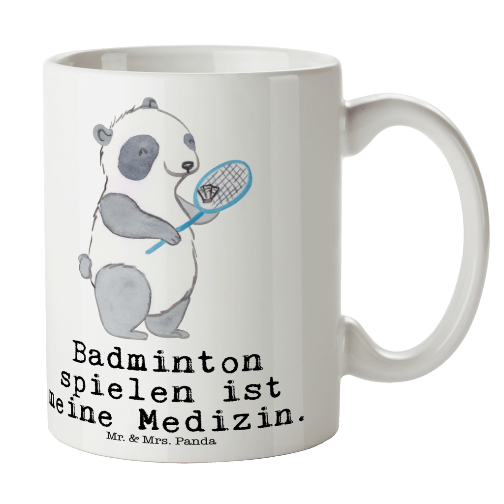 Tasse Panda Badminton  Medizin Badminton, Badminton spielen Becher, Kaffeetasse, Kaffeebecher, Tee, Frühstück, Büro  Geschenk, Sport, Sportart, Hobby, Schenken, Danke, Dankeschön, Auszeichnung, Gewinn, Sportler