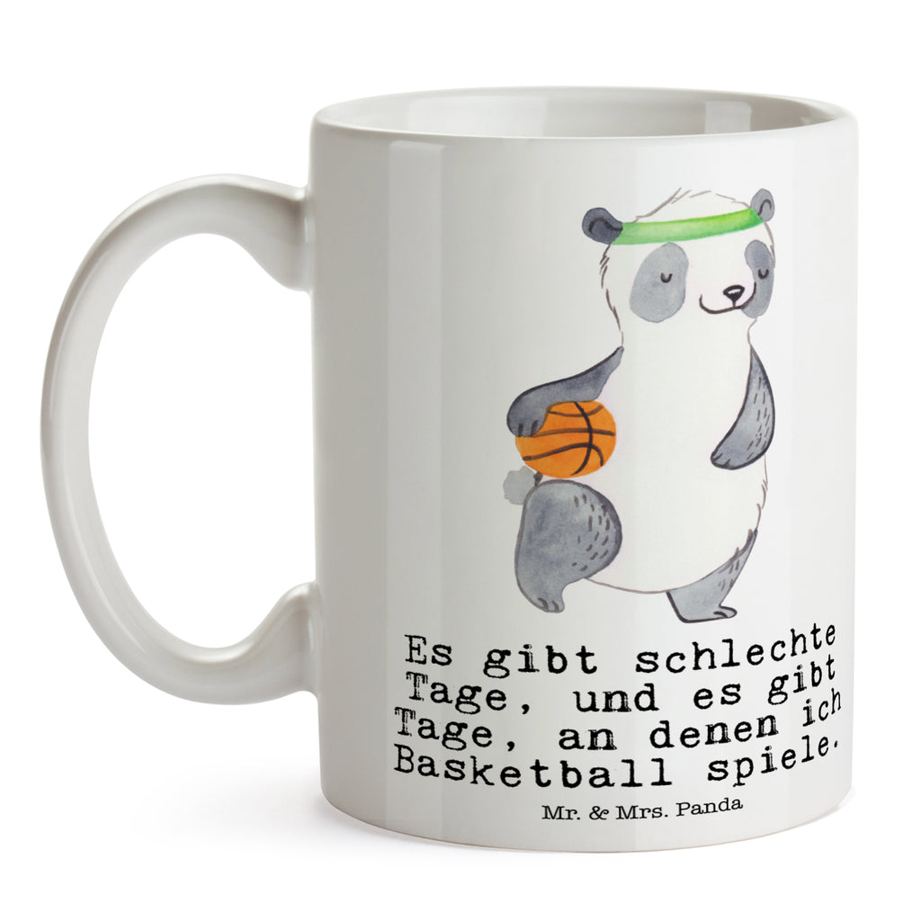 Tasse Panda Basketball Tage Basketball, Basketball Verein, Basketball Verband, Basketballplatz Becher, Kaffeetasse, Kaffeebecher, Tee, Frühstück, Büro  Geschenk, Sport, Sportart, Hobby, Schenken, Danke, Dankeschön, Auszeichnung, Gewinn, Sportler