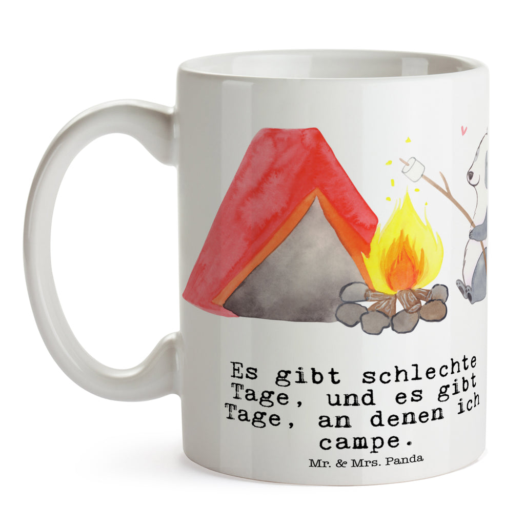 Tasse Panda Campen Tage Campen, Camping, campen gehen, Zelten, Campingplatz Becher, Kaffeetasse, Kaffeebecher, Tee, Frühstück, Büro  Geschenk, Sport, Sportart, Hobby, Schenken, Danke, Dankeschön, Auszeichnung, Gewinn, Sportler