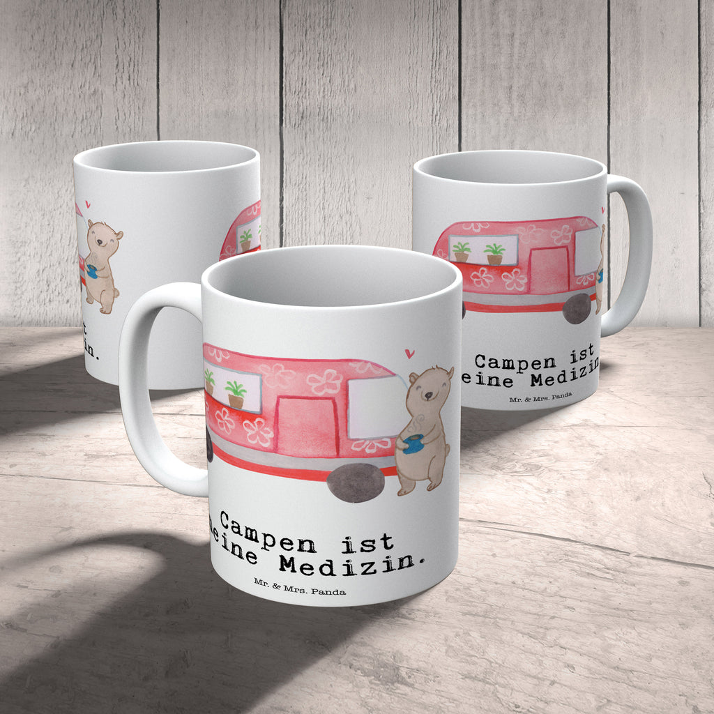 Tasse Bär Camper Medizin Camper, Campen, Zelten, Campingplatz, Wohnmobil, Roadtrip, Urlaub Becher, Kaffeetasse, Kaffeebecher, Tee, Frühstück, Büro  Geschenk, Sport, Sportart, Hobby, Schenken, Danke, Dankeschön, Auszeichnung, Gewinn, Sportler