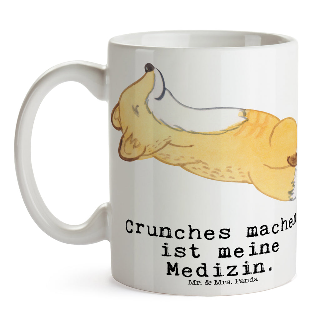 Tasse Fuchs Crunches Medizin Crunches, Fitness, Bauchpressen, Fitnessstudio Becher, Kaffeetasse, Kaffeebecher, Tee, Frühstück, Büro  Geschenk, Sport, Sportart, Hobby, Schenken, Danke, Dankeschön, Auszeichnung, Gewinn, Sportler