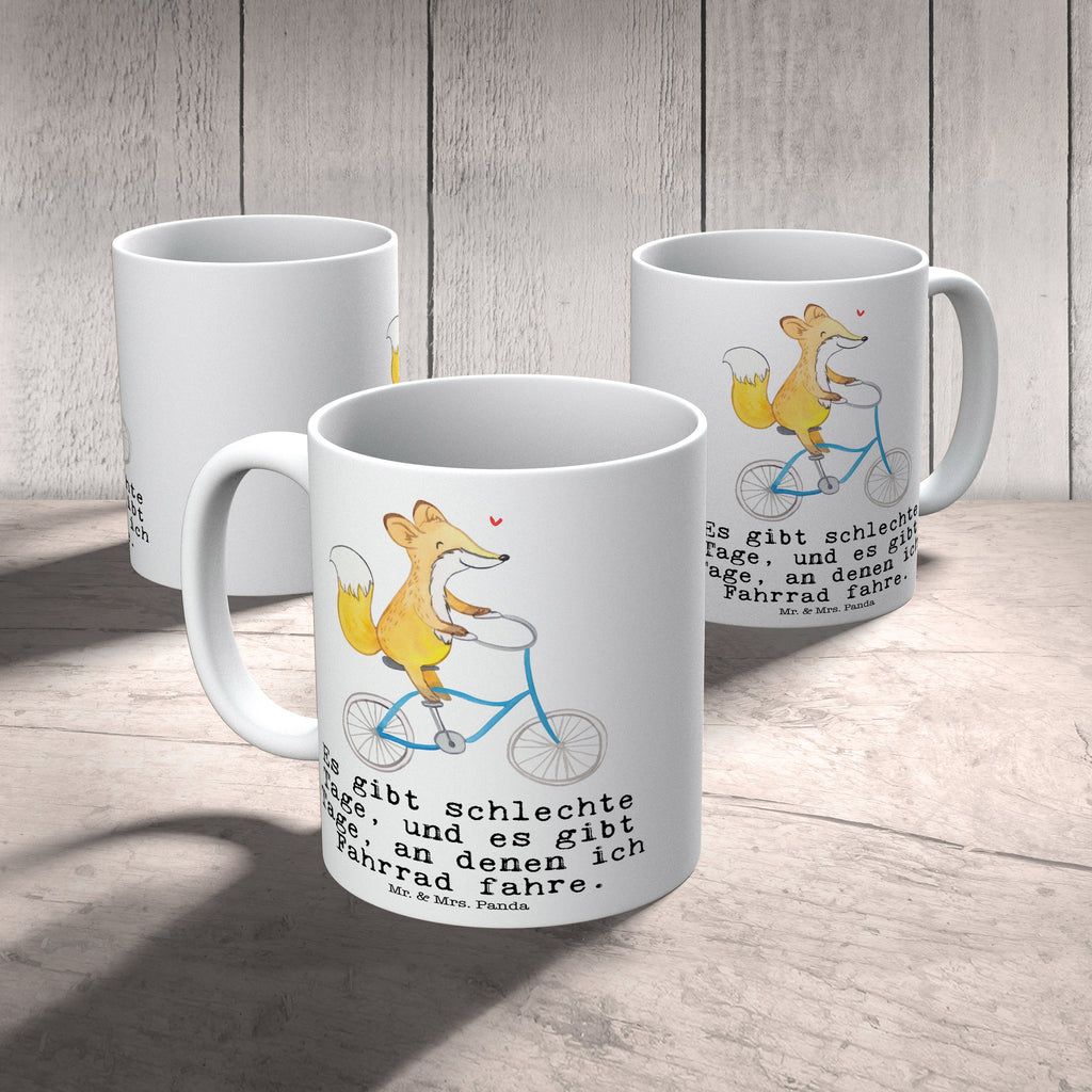 Tasse Fuchs Fahrrad fahren Tage Fahrrad fahren, Radeln, Trekking, Mountainbiking, Radsport Becher, Kaffeetasse, Kaffeebecher, Tee, Frühstück, Büro  Geschenk, Sport, Sportart, Hobby, Schenken, Danke, Dankeschön, Auszeichnung, Gewinn, Sportler