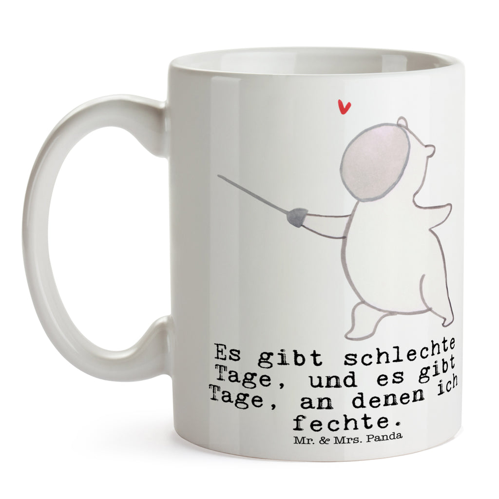 Tasse Panda Fechten Tage Fechten, Fechter Bund, Fecht Verein, Fecht Club Becher, Kaffeetasse, Kaffeebecher, Tee, Frühstück, Büro  Geschenk, Sport, Sportart, Hobby, Schenken, Danke, Dankeschön, Auszeichnung, Gewinn, Sportler