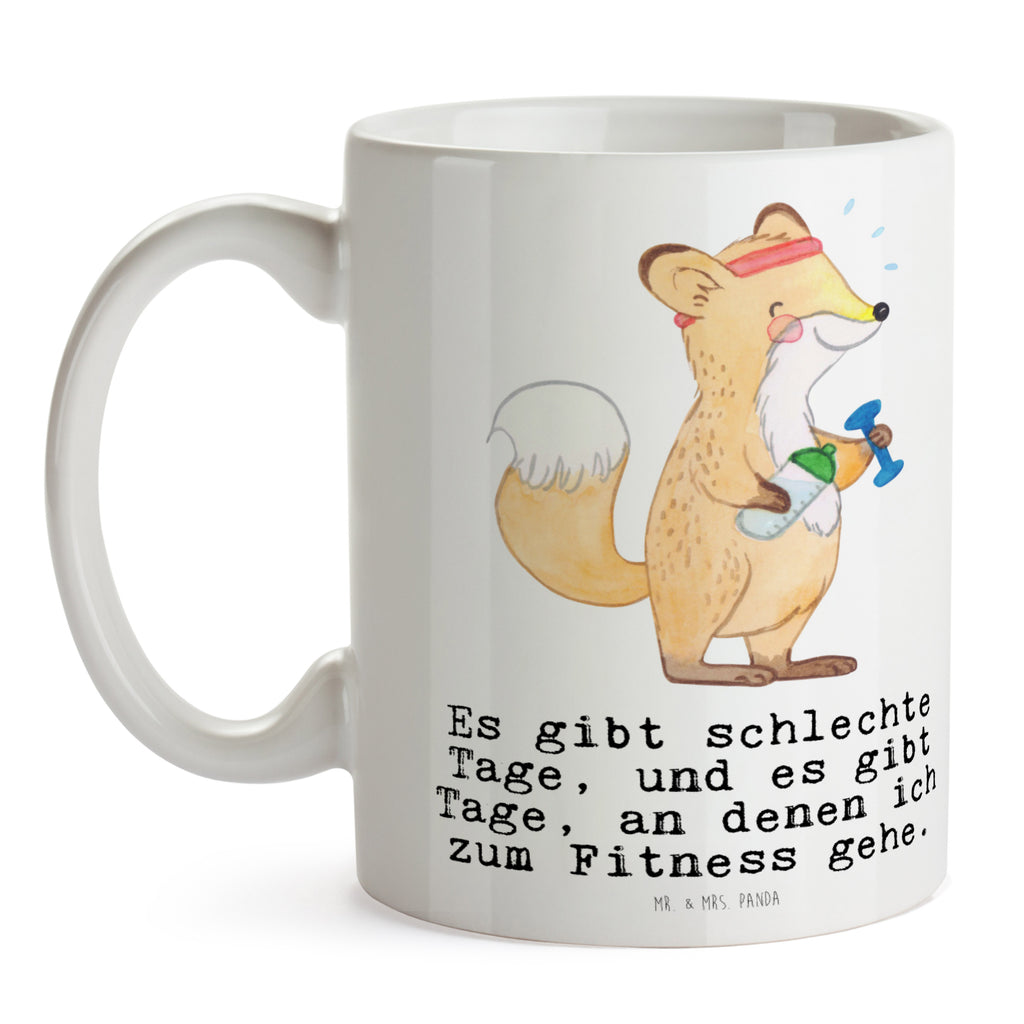 Tasse Fuchs Fitness Tage Fitness, Sport, Sport treiben, Fitnessstudio, Sportclub, Kraftsport Becher, Kaffeetasse, Kaffeebecher, Tee, Frühstück, Büro  Geschenk, Sport, Sportart, Hobby, Schenken, Danke, Dankeschön, Auszeichnung, Gewinn, Sportler