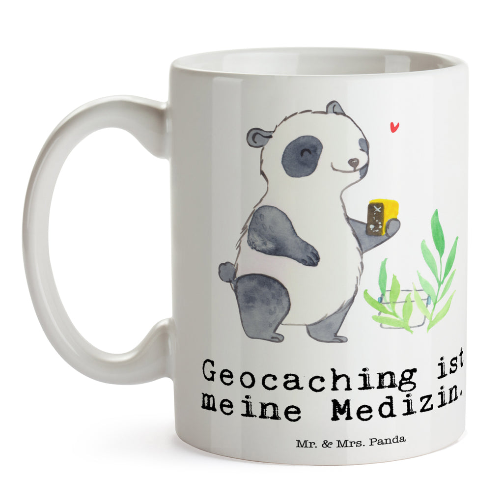 Tasse Panda Geocaching Medizin Geocaching, Schatzsuchen, GPS Schnitzeljagd, Opencaching Becher, Kaffeetasse, Kaffeebecher, Tee, Frühstück, Büro  Geschenk, Sport, Sportart, Hobby, Schenken, Danke, Dankeschön, Auszeichnung, Gewinn, Sportler