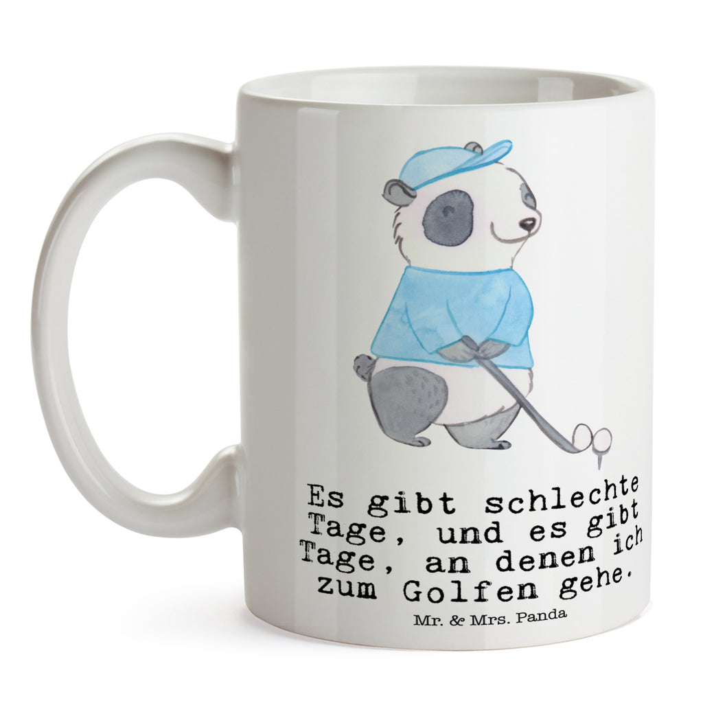 Tasse Panda Golfen Tage Golfen, Golf spielen, Golfplatz, Golfturnier, Golf Verein Becher, Kaffeetasse, Kaffeebecher, Tee, Frühstück, Büro  Geschenk, Sport, Sportart, Hobby, Schenken, Danke, Dankeschön, Auszeichnung, Gewinn, Sportler