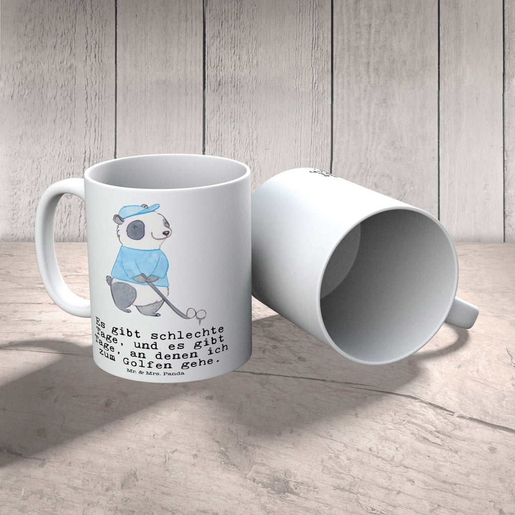 Tasse Panda Golfen Tage Golfen, Golf spielen, Golfplatz, Golfturnier, Golf Verein Becher, Kaffeetasse, Kaffeebecher, Tee, Frühstück, Büro  Geschenk, Sport, Sportart, Hobby, Schenken, Danke, Dankeschön, Auszeichnung, Gewinn, Sportler