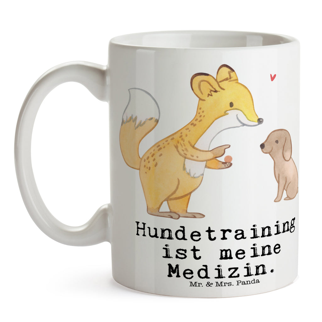 Tasse Fuchs Hundetraining Medizin Hundetraining, Hundeerziehung, Hundeschule, Welpenschule, Hundeprüfung Becher, Kaffeetasse, Kaffeebecher, Tee, Frühstück, Büro  Geschenk, Sport, Sportart, Hobby, Schenken, Danke, Dankeschön, Auszeichnung, Gewinn, Sportler