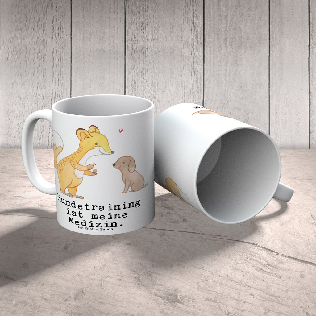 Tasse Fuchs Hundetraining Medizin Hundetraining, Hundeerziehung, Hundeschule, Welpenschule, Hundeprüfung Becher, Kaffeetasse, Kaffeebecher, Tee, Frühstück, Büro  Geschenk, Sport, Sportart, Hobby, Schenken, Danke, Dankeschön, Auszeichnung, Gewinn, Sportler