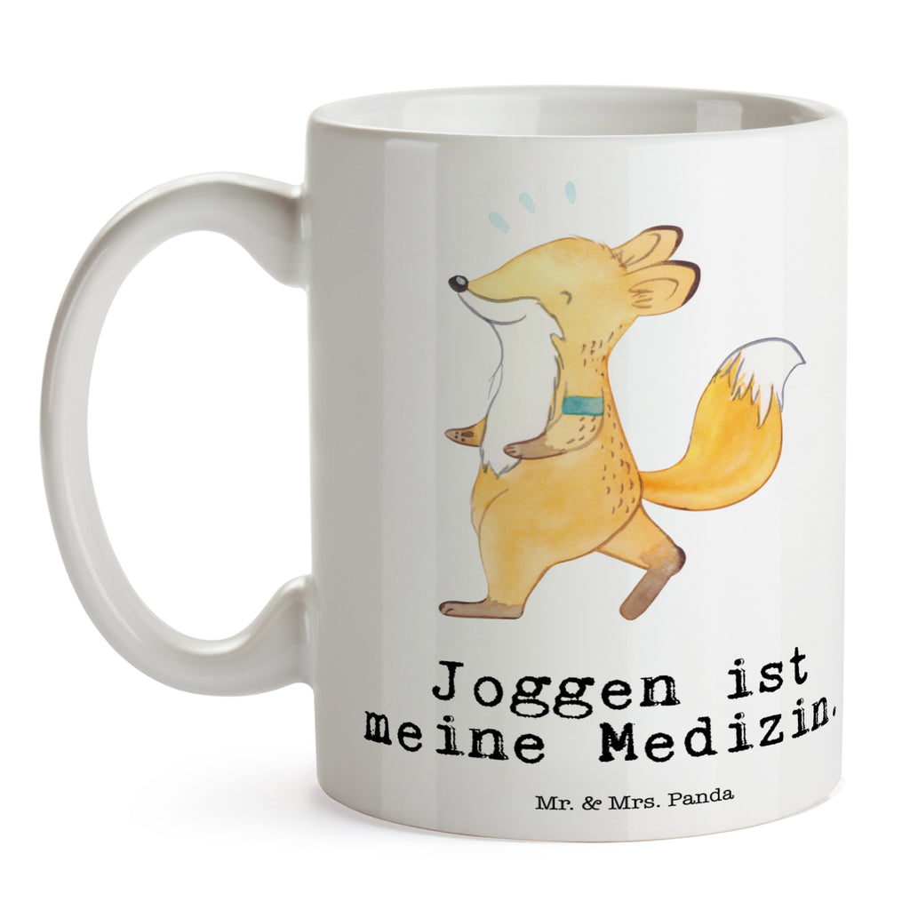 Tasse Fuchs Joggen Medizin Joggen, Dauerlauf, Laufsport, Laufen Becher, Kaffeetasse, Kaffeebecher, Tee, Frühstück, Büro  Geschenk, Sport, Sportart, Hobby, Schenken, Danke, Dankeschön, Auszeichnung, Gewinn, Sportler