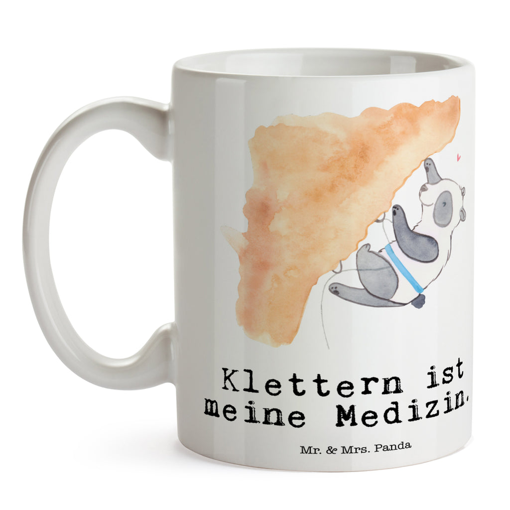 Tasse Panda Klettern Medizin Klettern, Bouldern, Kletterhalle, Klettersport Becher, Kaffeetasse, Kaffeebecher, Tee, Frühstück, Büro  Geschenk, Sport, Sportart, Hobby, Schenken, Danke, Dankeschön, Auszeichnung, Gewinn, Sportler