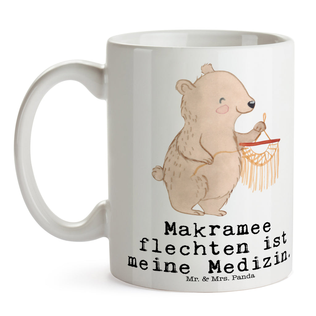 Tasse Bär Makramee Medizin Makramee, Basteln, Basteln mit Makramee Becher, Kaffeetasse, Kaffeebecher, Tee, Frühstück, Büro  Geschenk, Sport, Sportart, Hobby, Schenken, Danke, Dankeschön, Auszeichnung, Gewinn, Sportler