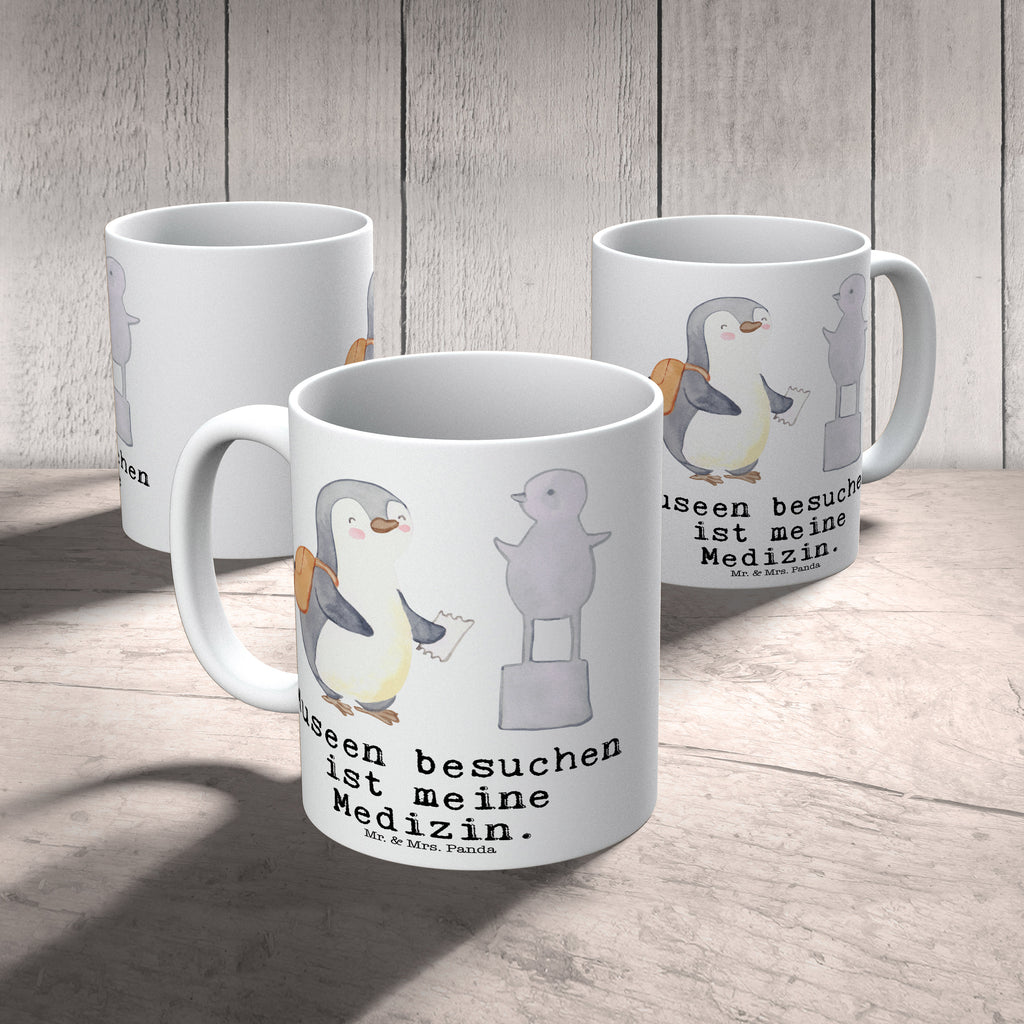 Tasse Pinguin Museum besuchen Medizin Museum besuchen, Museen Becher, Kaffeetasse, Kaffeebecher, Tee, Frühstück, Büro  Geschenk, Sport, Sportart, Hobby, Schenken, Danke, Dankeschön, Auszeichnung, Gewinn, Sportler