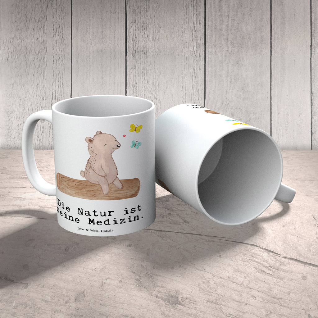 Tasse Bär Naturliebhaber Medizin Naturliebhaber, Outdoor, Wandern, Nature Lover Becher, Kaffeetasse, Kaffeebecher, Tee, Frühstück, Büro  Geschenk, Sport, Sportart, Hobby, Schenken, Danke, Dankeschön, Auszeichnung, Gewinn, Sportler
