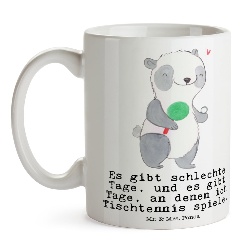 Tasse Panda Tischtennis Tage Tischtennis, Tischtennis Bund, Tischtennis Verein, Ballsport, Tischtennis Wettbewerb, Tischtennis Meisterschaft, Tischtennis Sprüche Becher, Kaffeetasse, Kaffeebecher, Tee, Frühstück, Büro  Geschenk, Sport, Sportart, Hobby, Schenken, Danke, Dankeschön, Auszeichnung, Gewinn, Sportler