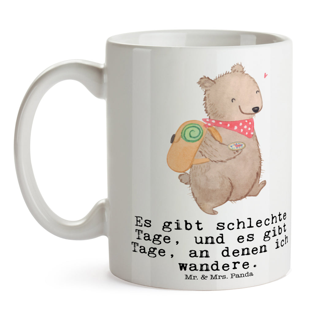 Tasse Bär Wandern Tage Wandern, Bergsteigen, Wintertouren, Outdoor Sport, Freizeitsport, Spazieren, Natur entdecken Becher, Kaffeetasse, Kaffeebecher, Tee, Frühstück, Büro  Geschenk, Sport, Sportart, Hobby, Schenken, Danke, Dankeschön, Auszeichnung, Gewinn, Sportler