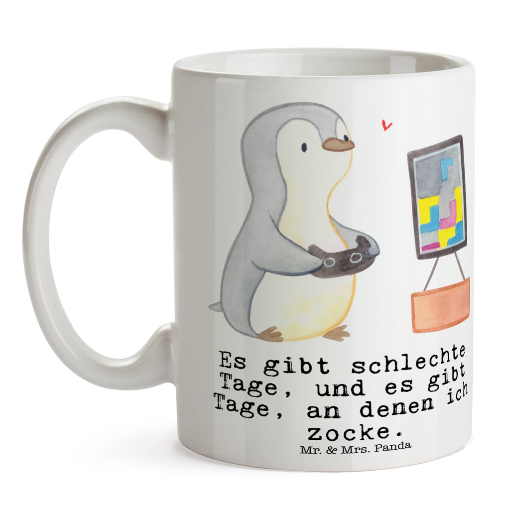 Tasse Pinguin Zocken Tage Zocken, Gaming, Videospiele, Videogames Becher, Kaffeetasse, Kaffeebecher, Tee, Frühstück, Büro  Geschenk, Sport, Sportart, Hobby, Schenken, Danke, Dankeschön, Auszeichnung, Gewinn, Sportler