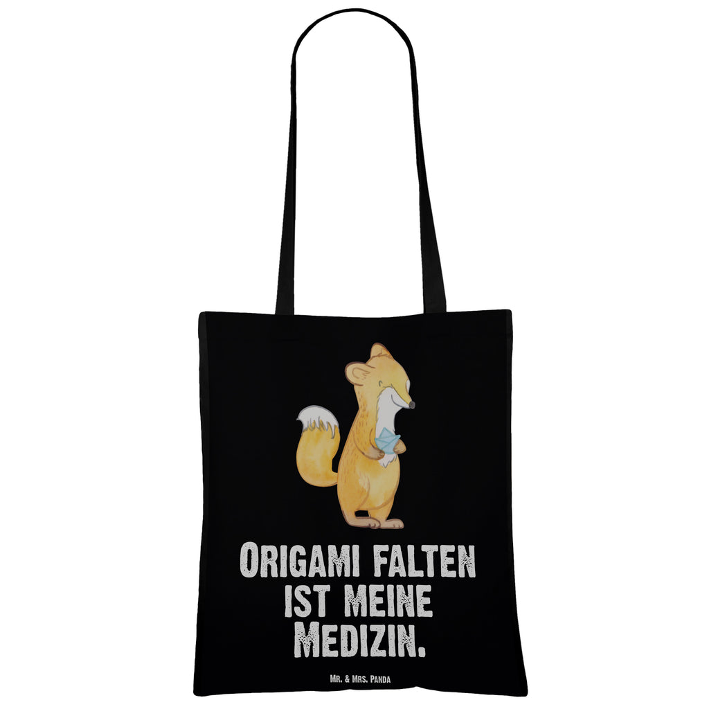 Tragetasche Fuchs Origami Medizin Beuteltasche, Beutel, Einkaufstasche, Jutebeutel, Stoffbeutel, Geschenk, Sport, Sportart, Hobby, Schenken, Danke, Dankeschön, Auszeichnung, Gewinn, Sportler, Origami, Papier Falten, Basteln, japanische Faltkunst, DIY